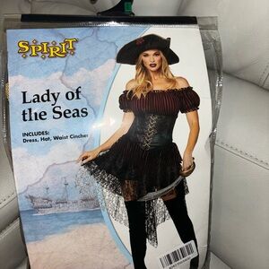 Spirit Lady of the Seas Costume - Black and Brown